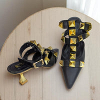 Black Valentino Garavani Roman Stud Ballets