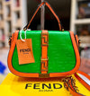 Fendi Embossed Crossbody