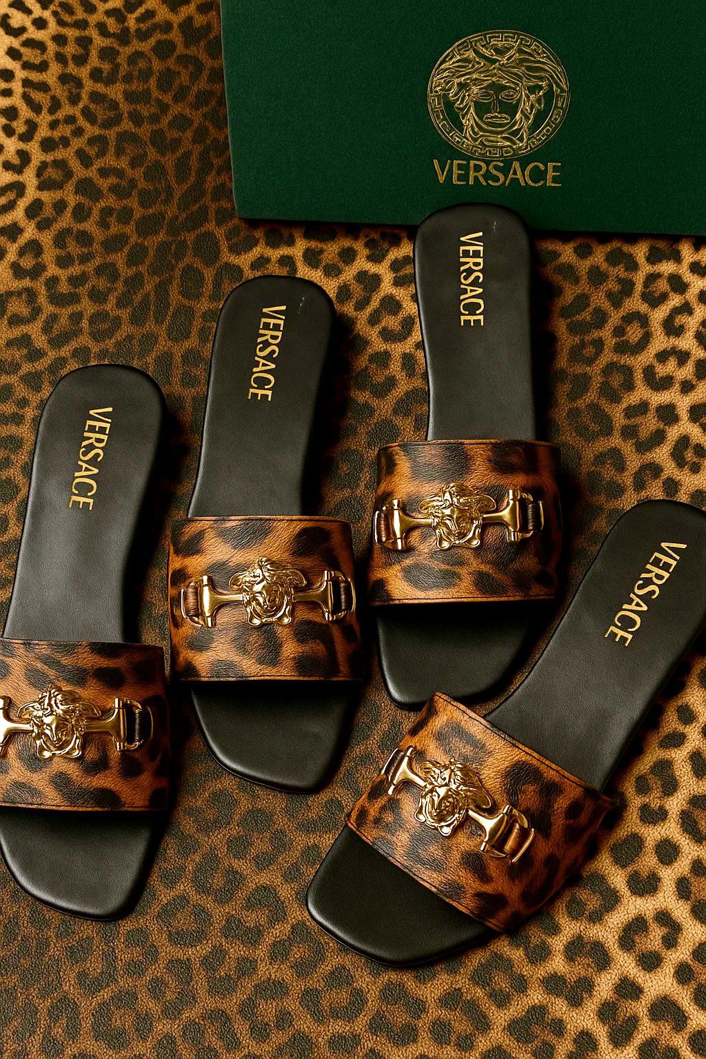 Versace Logus Flat Slippers