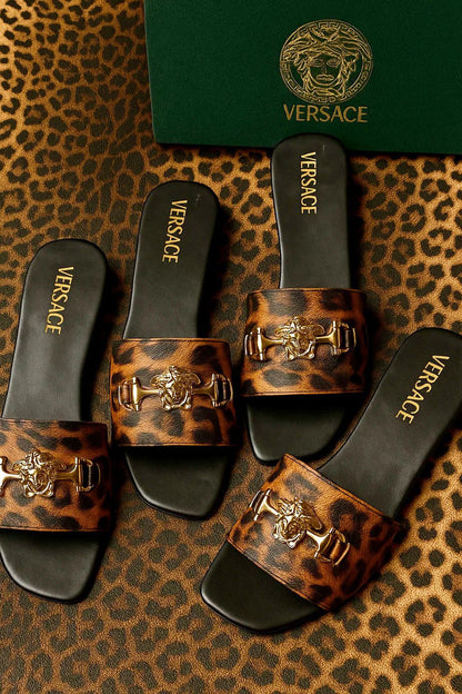 Versace Logus Flat Slippers