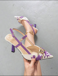 Zara Embroidery Heels