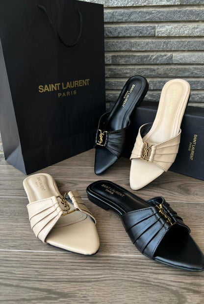 Saint Laurent Craze Slippers