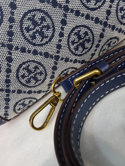 Tory Burch Mini T Monogram Barrel Bag
