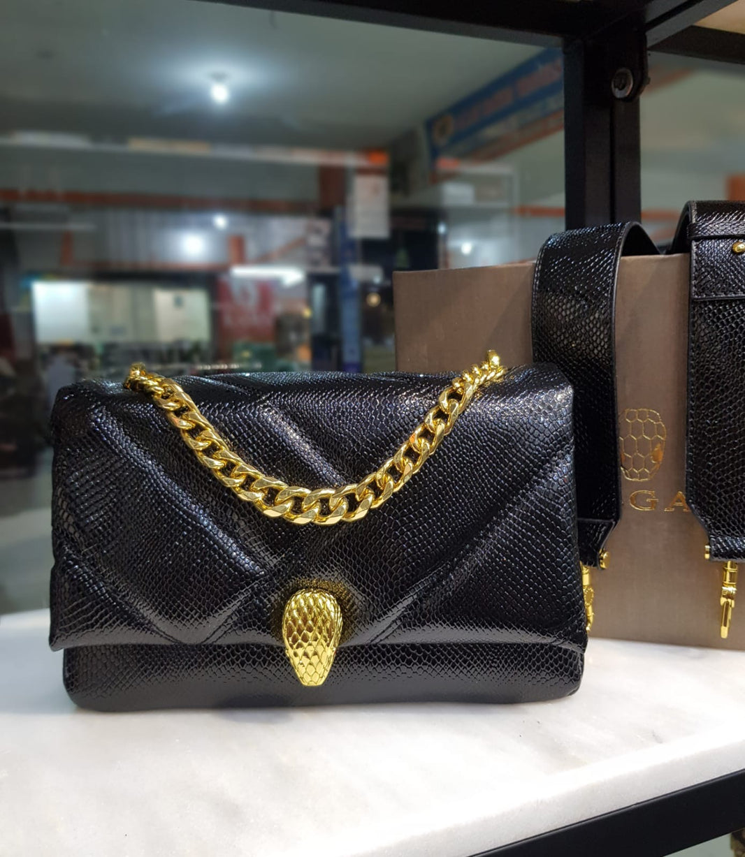 Bvlgari Serpenti Cabochon Crossbody Bag