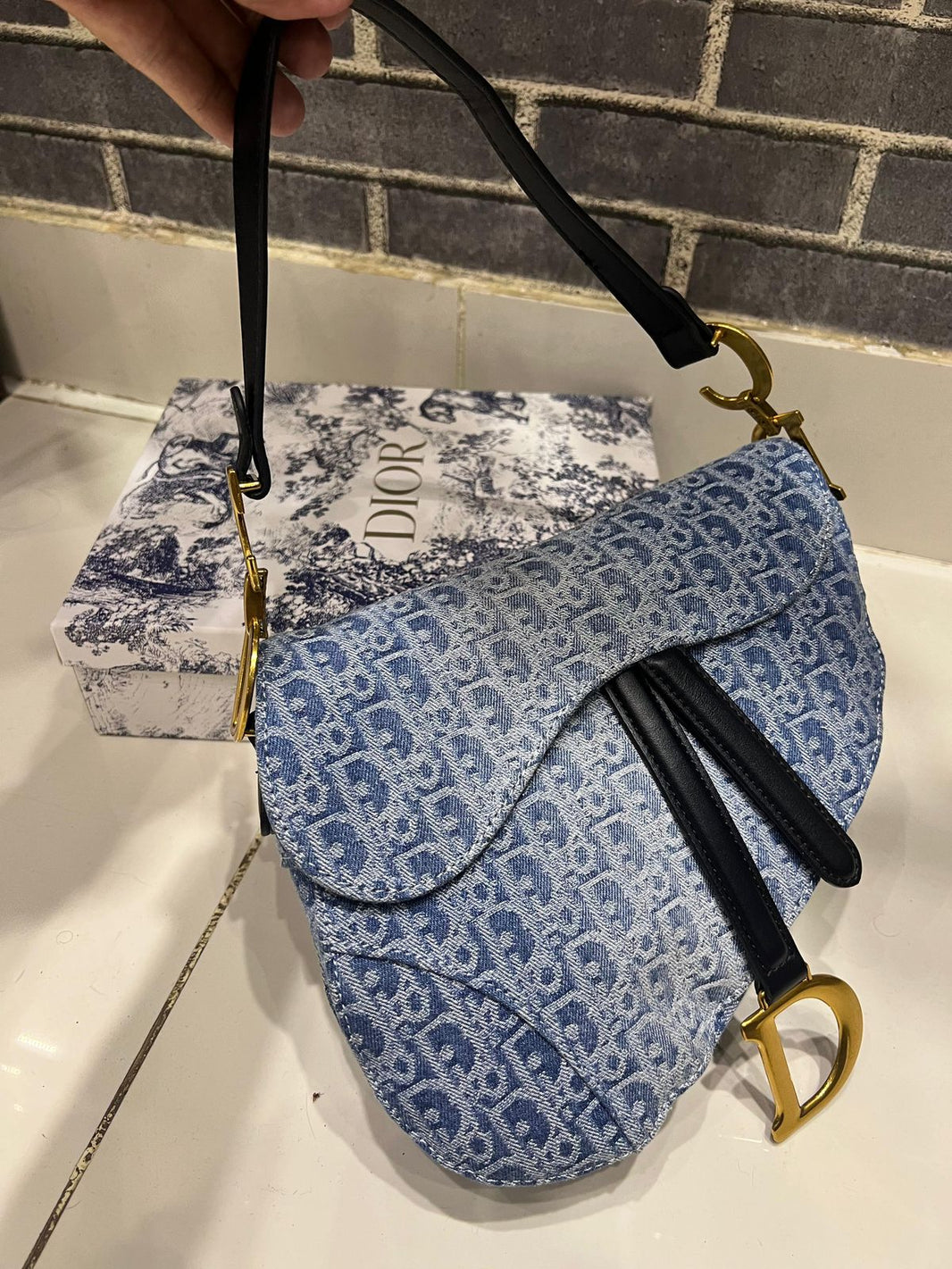 Dior Saddle Bag With Strap