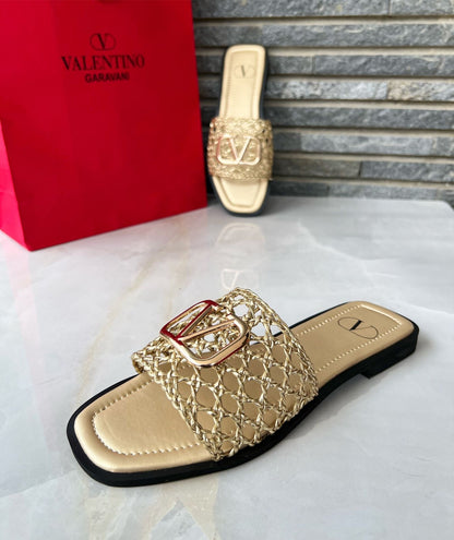 Valentino Net Knitted Sandals