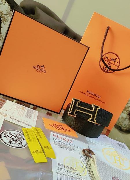 Hermes Two Sided Men Reversible Belt