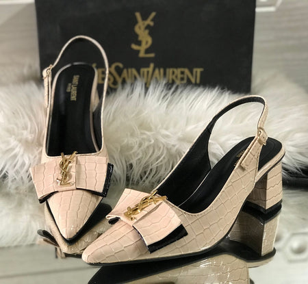 Ysl Mode Block Heels