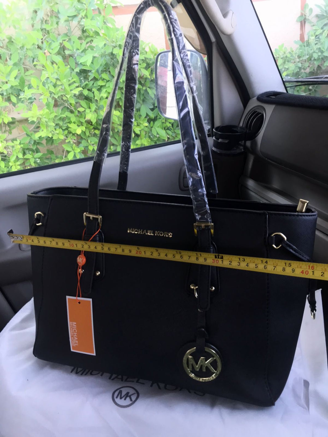 Michael Kors Side Belt Strap MM Tote Bag