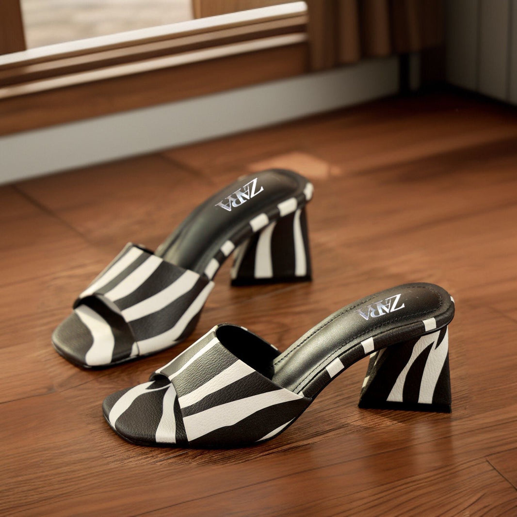 Zara Zebra Heels