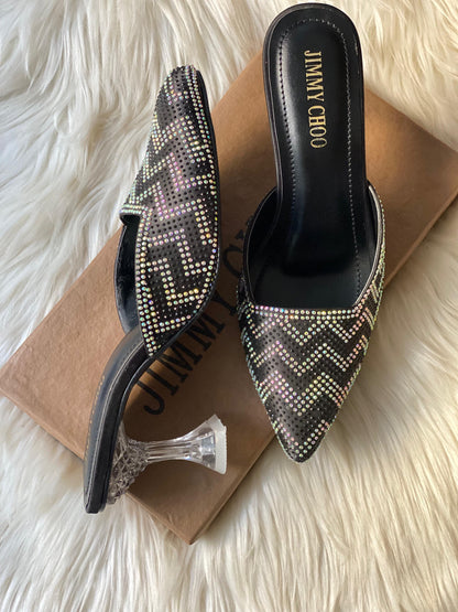 Jimmy Choo Duo Stone Heels