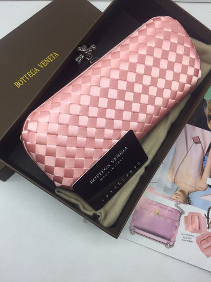 Bottega Veneta Satin Large Clutch