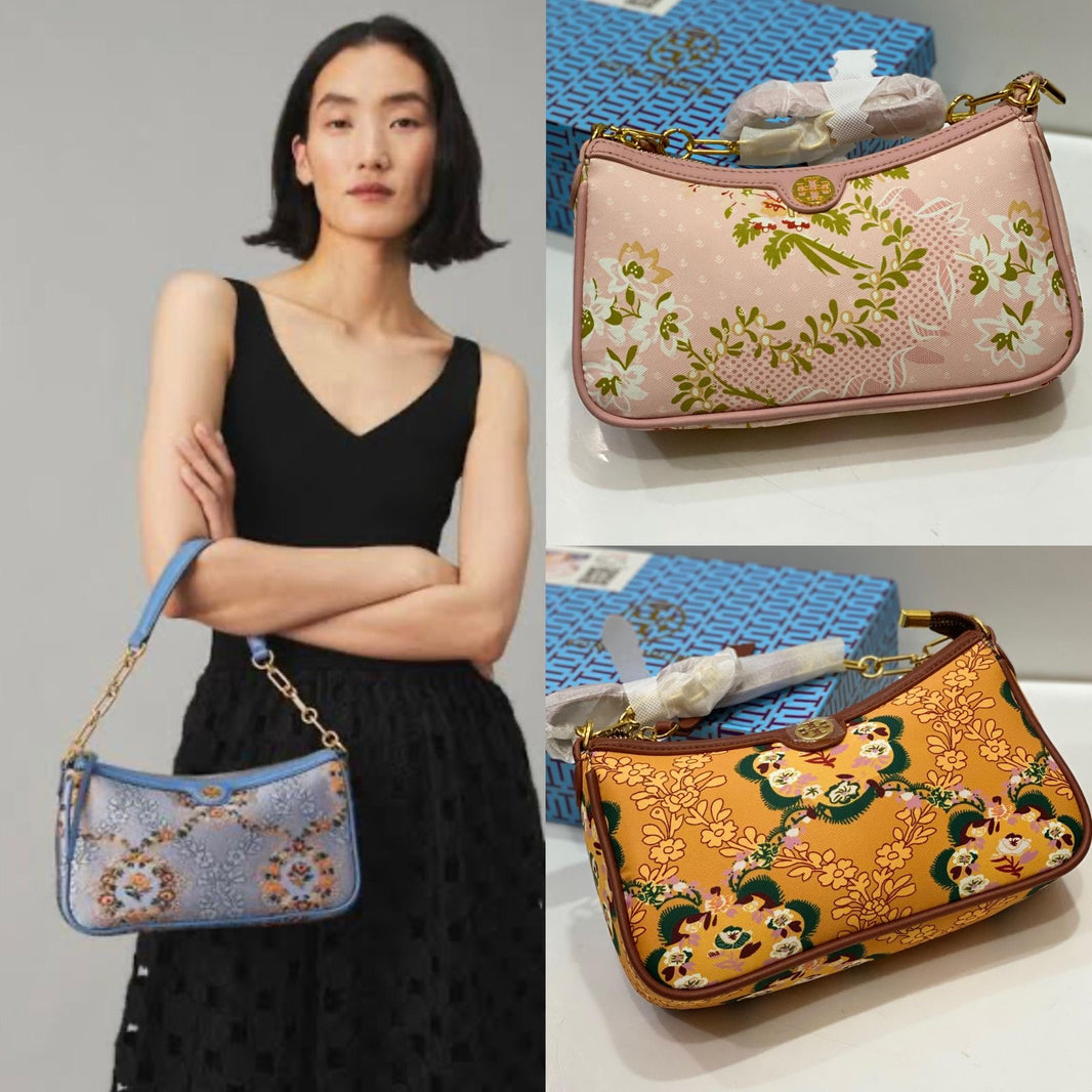 Tory Burch T Monogram Jacquard Shoulder Bag