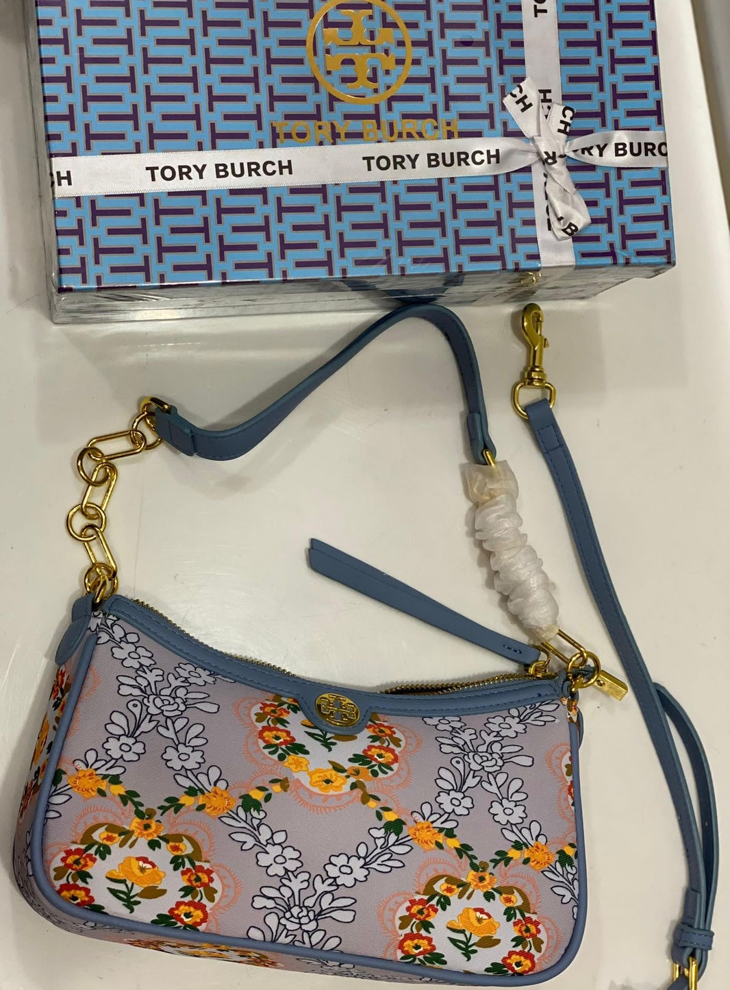 Tory Burch T Monogram Jacquard Shoulder Bag