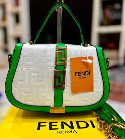 Fendi Embossed Crossbody
