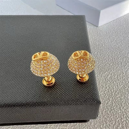 Valentino Oval Turkish 22k Earrings