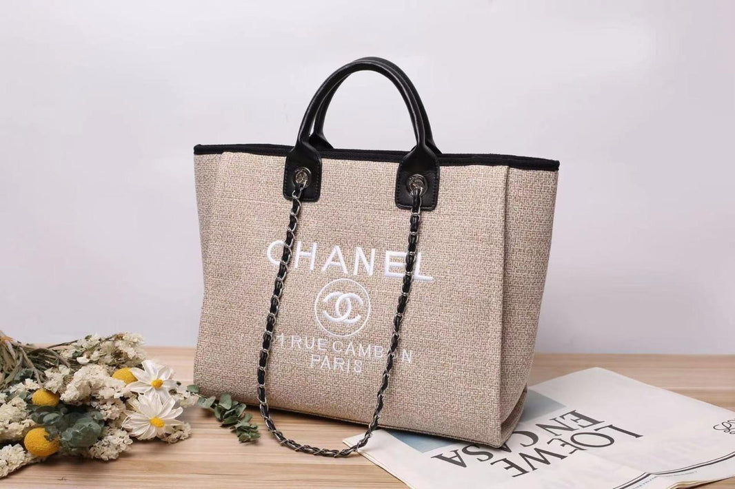 Chanel Canvas Deauville Bag