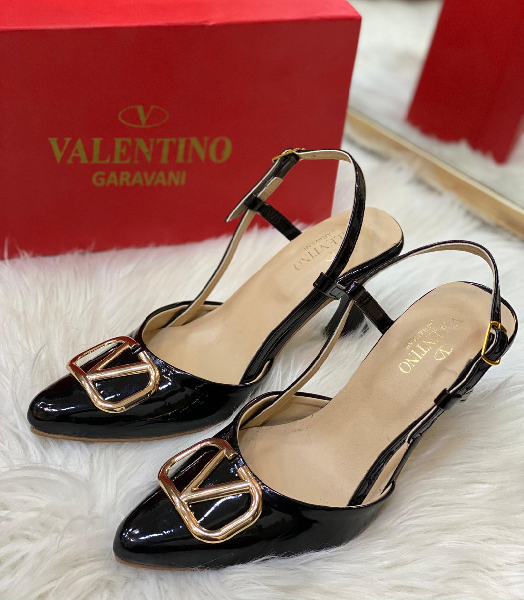 Valentino Patent Signature Heels