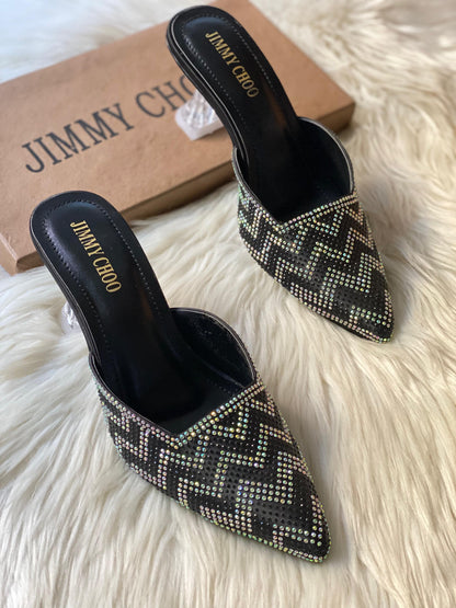 Jimmy Choo Duo Stone Heels