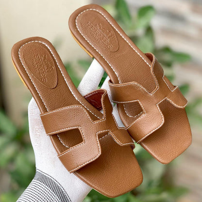 Hermes Cowhide Crafted Sandals