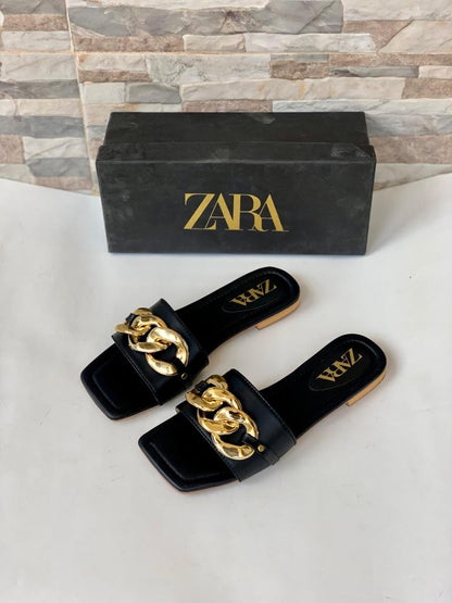 Zara Chain Flats