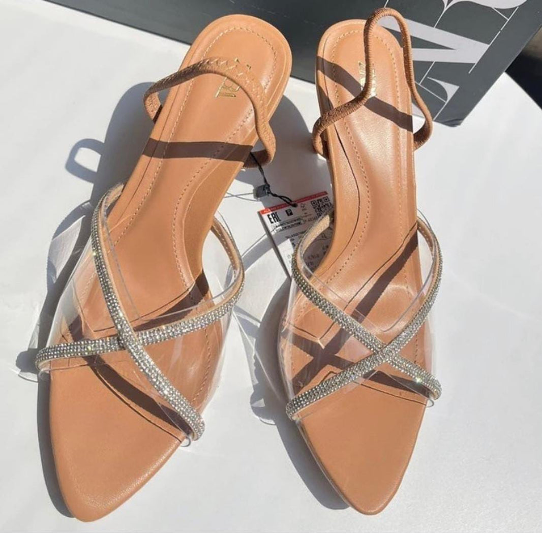 Zara Mash Open Toed Heel