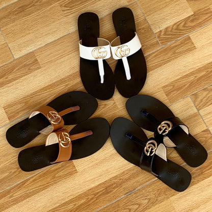 Gucci Leather Crafted Sandals