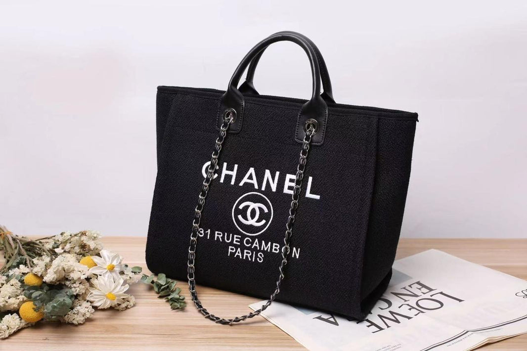 Chanel Canvas Deauville Bag