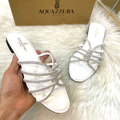 Aquazurra Rhinestone Flats