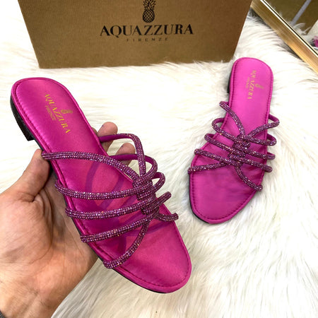 Aquazurra Rhinestone Flats