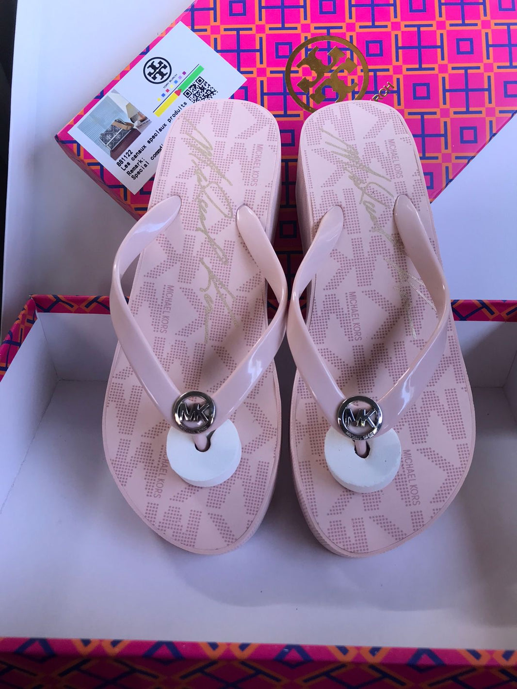 Michaeel Kors Pink Wedges