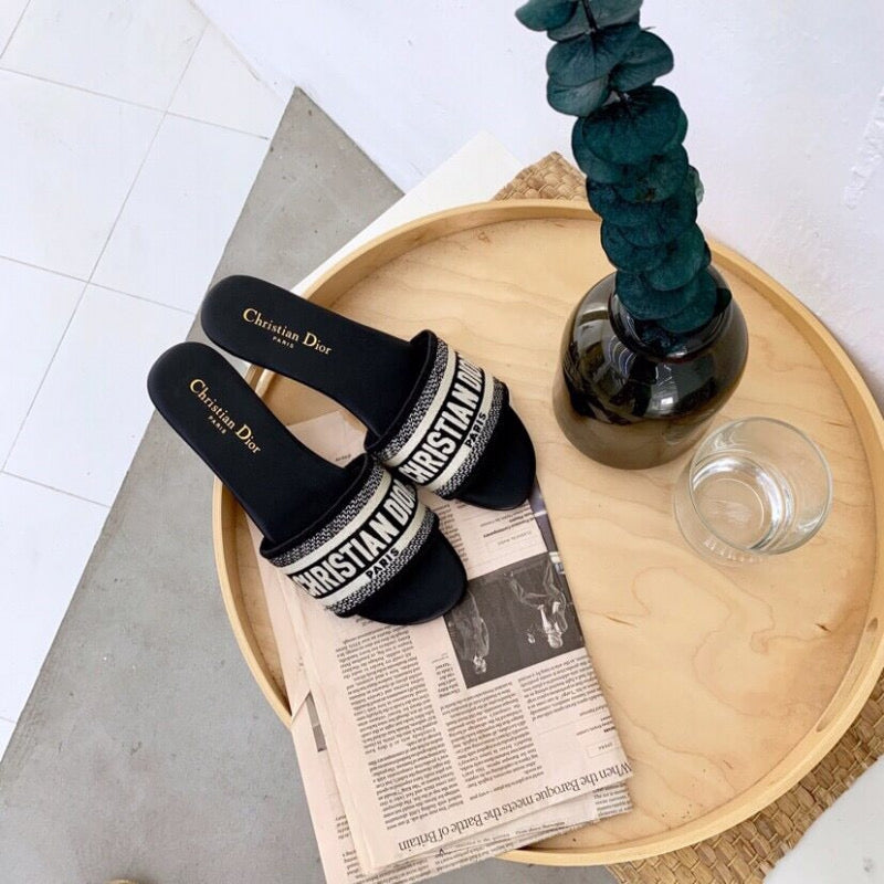 Dior Dway Embroided Sandals