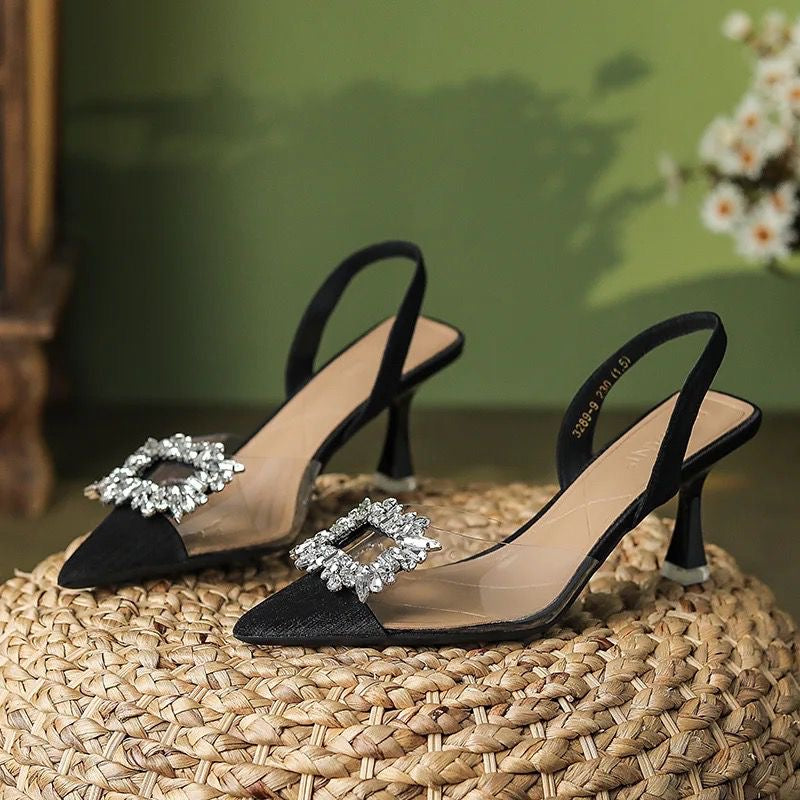 Zara Suede Strappy Heels