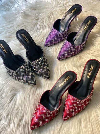 Jimmy Choo Duo Stone Heels