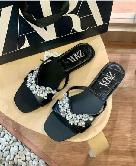 Zara Stone Sandals