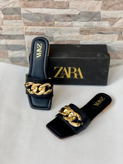 Zara Chain Flats