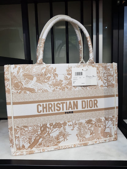 Dior Large Book Tote Solids Multi