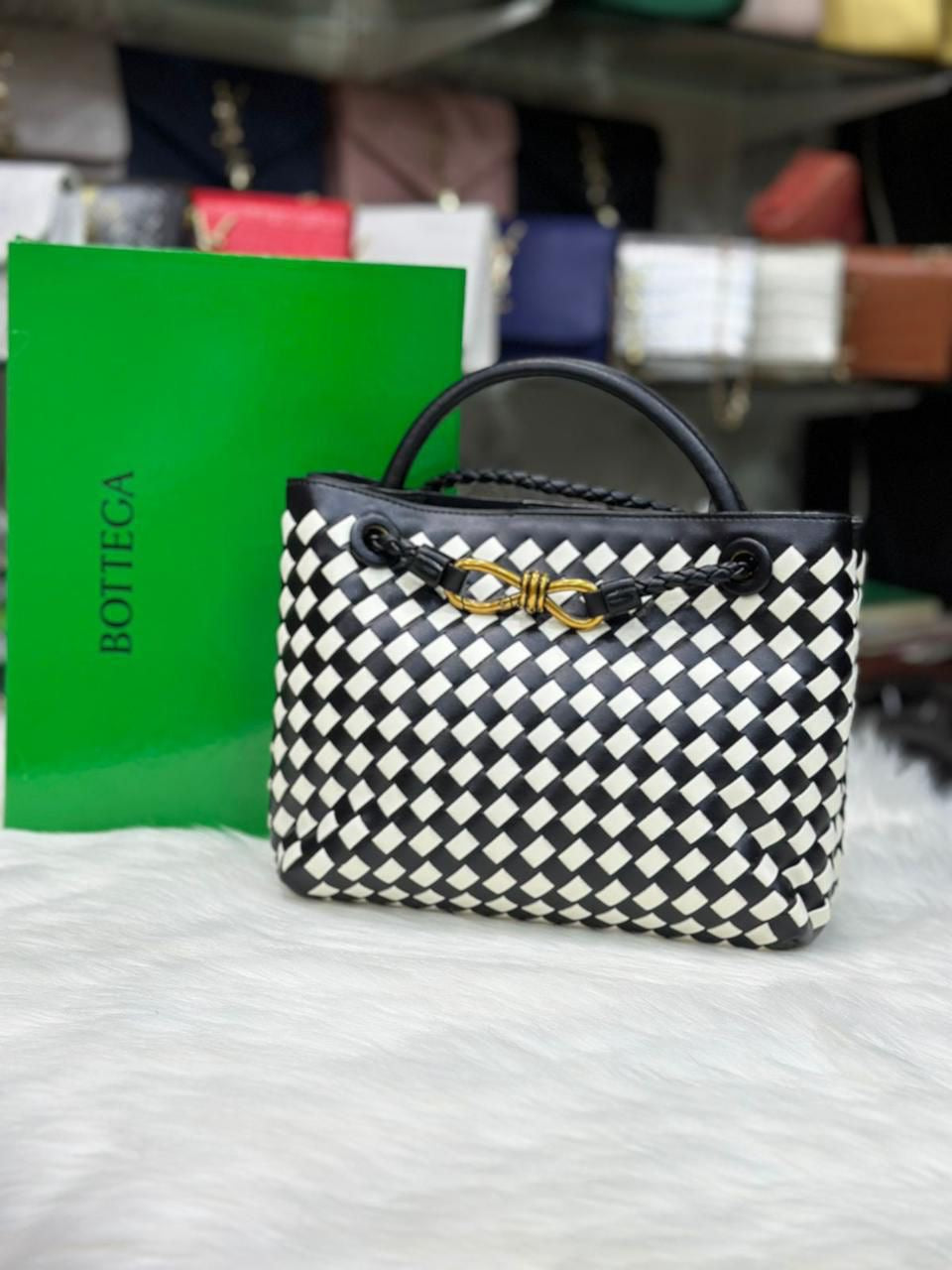 Bottega Veneta Handcrafted Cowhide Leather Tote