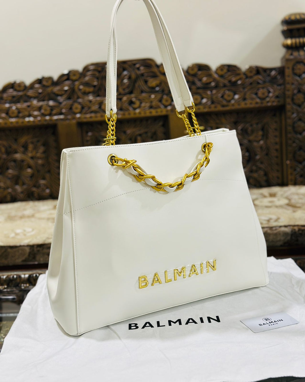 Balmain Signature Shoulder Bag