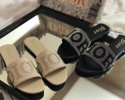 Dior DD Diamontees Sandals