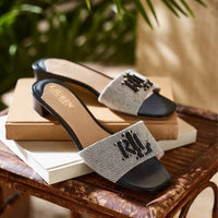 Ralph Lauren Leather Crafted Block Heel