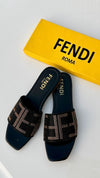 Fendi Diamond Studded Sandals