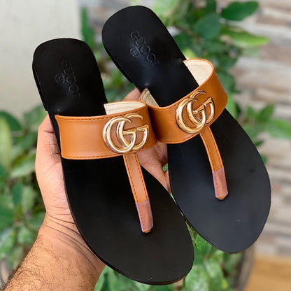 Gucci Leather Crafted Sandals