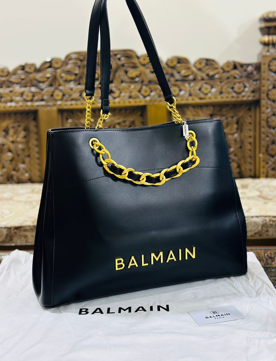 Balmain Signature Shoulder Bag