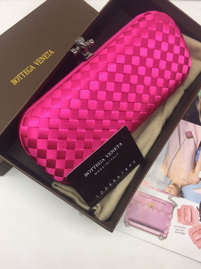 Bottega Veneta Satin Large Clutch