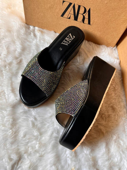 Zara Branded Wedges