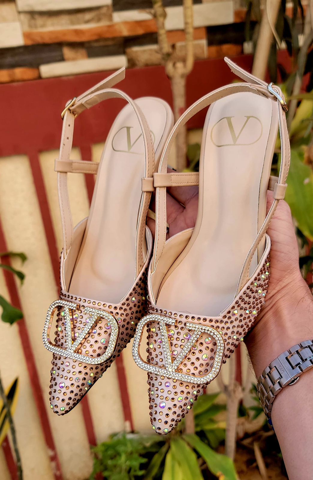 Valentino Rouhistones Heels