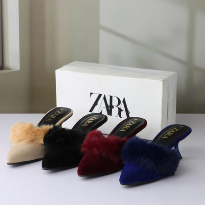 Zara Fur Heels