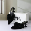 Zara Fur Heels