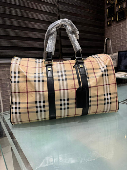 Burberry Duffle Boston Bag